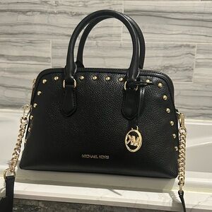 Michael Kors Kiri Small Dome Satchel in Black